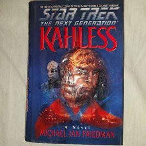 Star trek next generation kahless 1996 first edition hardback book
